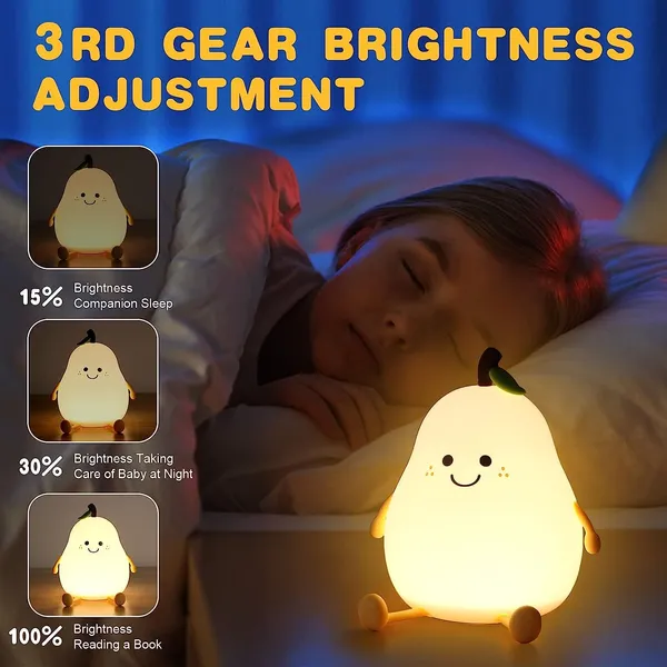 Silicone_Pear_Shape_Smile_Face_Usb_Rechargeable_LED_Night_Lamp