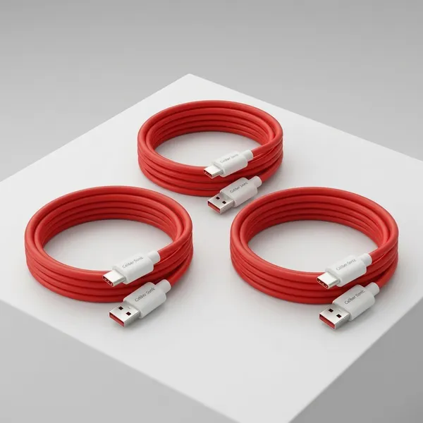 Caliber_Sonic_Usb-A_To_Usb-C_Fast_Charging_Cable_Red_-_Pack_of_3