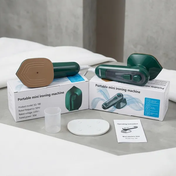 Abs_Aluminium_Sole_Plate_Portable_Travel_Iron_Green