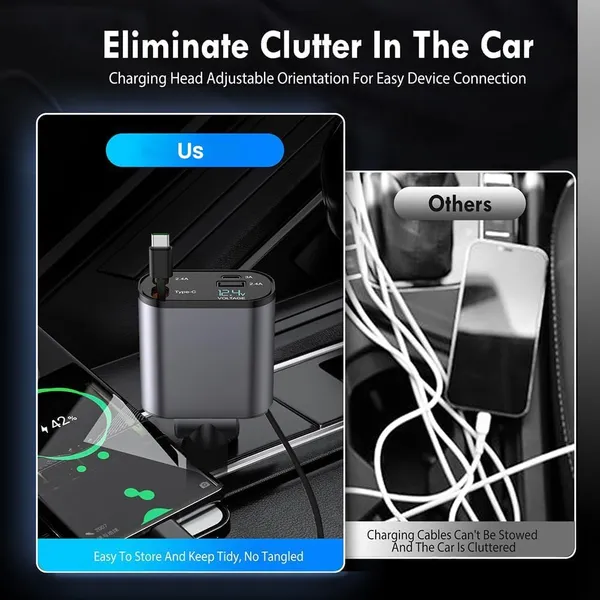 4-In-1_Aluminium_Alloy_120W_Fast_Charge_Car_Charger