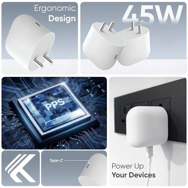 Caliber_Sonic_45W_Pd_Qc_Wall_Charger_With_Usb-C_Braided_Cable_1.2M_White
