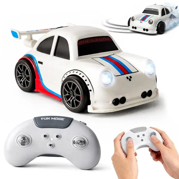 Usb_Rechargeable_Remote_Control_Racing_Car_White