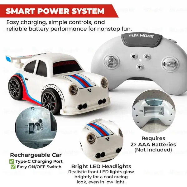 Usb_Rechargeable_Remote_Control_Racing_Car_White