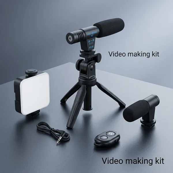 Video_Creator_Kit_With_Microphone_LED_Light_And_Tripod