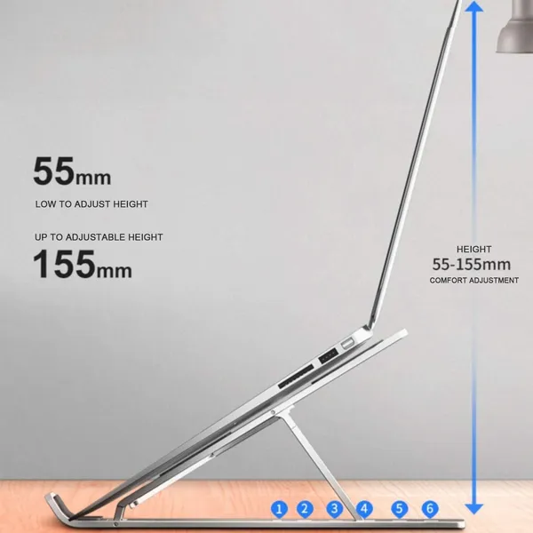 Foldable_Adjustable_Laptop_Stand_With_Storage_Bracket