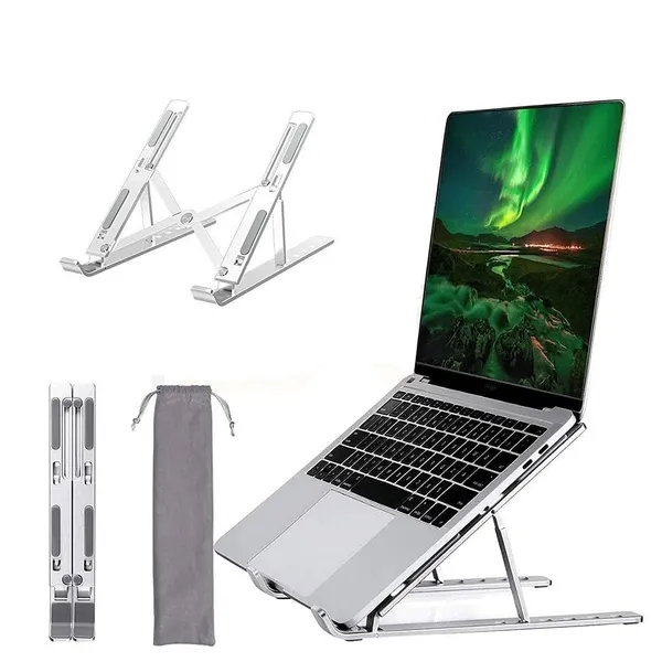 Foldable_Adjustable_Laptop_Stand_With_Storage_Bracket