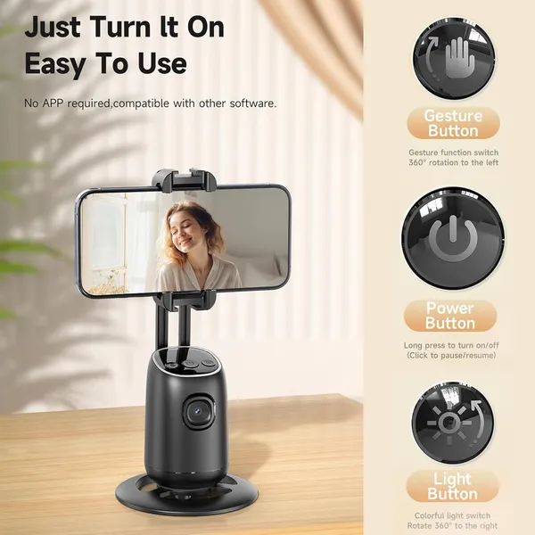 P05_360°_Auto_Face_Tracking_Smartphone_Desktop_Gimbal_Black