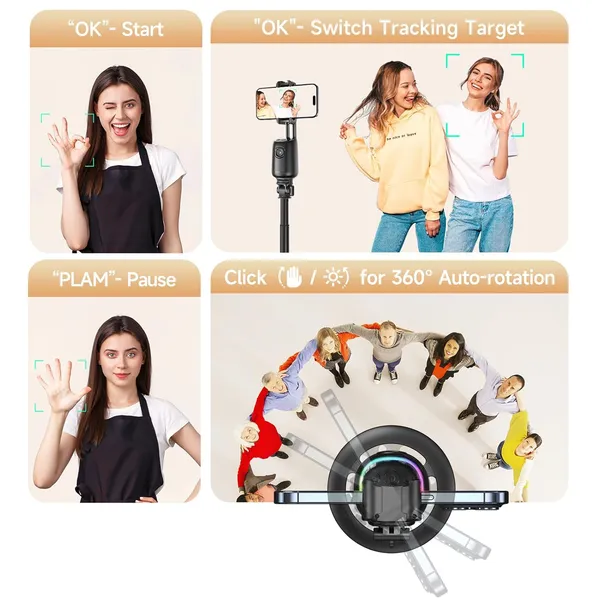 P05_360°_Auto_Face_Tracking_Smartphone_Desktop_Gimbal_Black