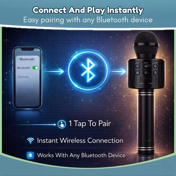 Wireless_Bluetooth_Karaoke_Microphone_With_Speaker