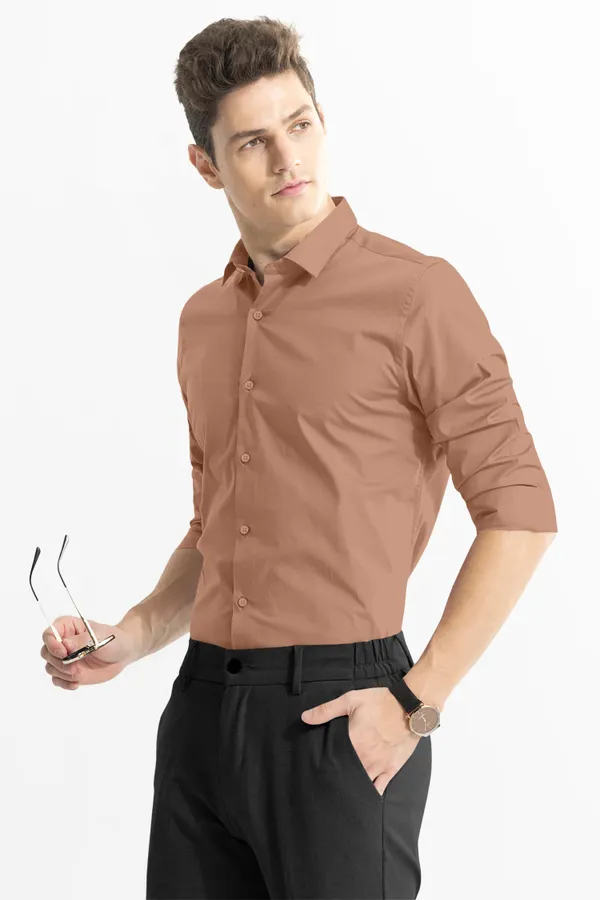Camel_Brownish_Solid_Premium_Satin_Shirt