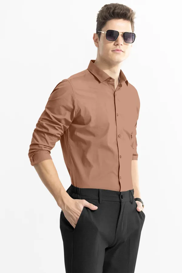 Camel_Brownish_Solid_Premium_Satin_Shirt
