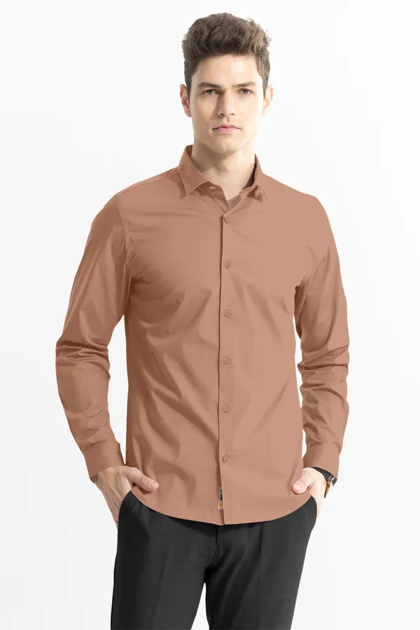 Camel_Brownish_Solid_Premium_Satin_Shirt