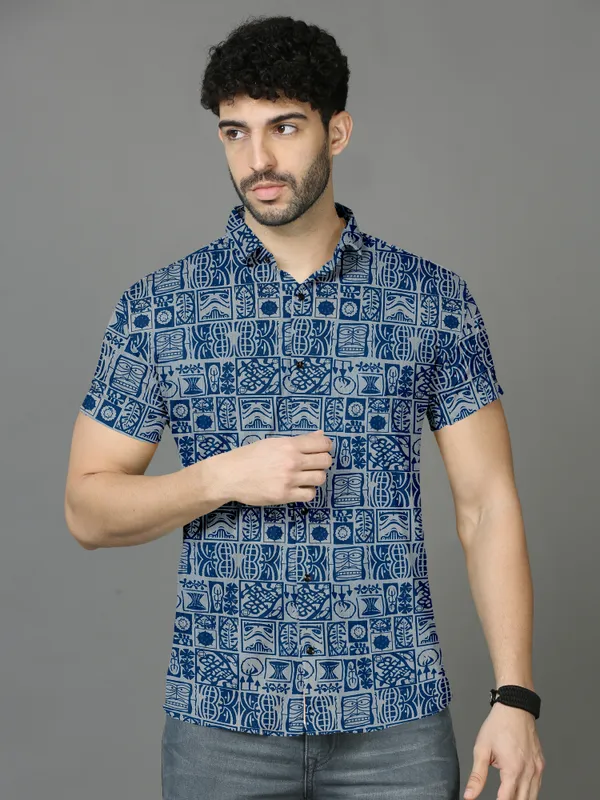 Fracture_Prism_Half_Sleev_Shirt