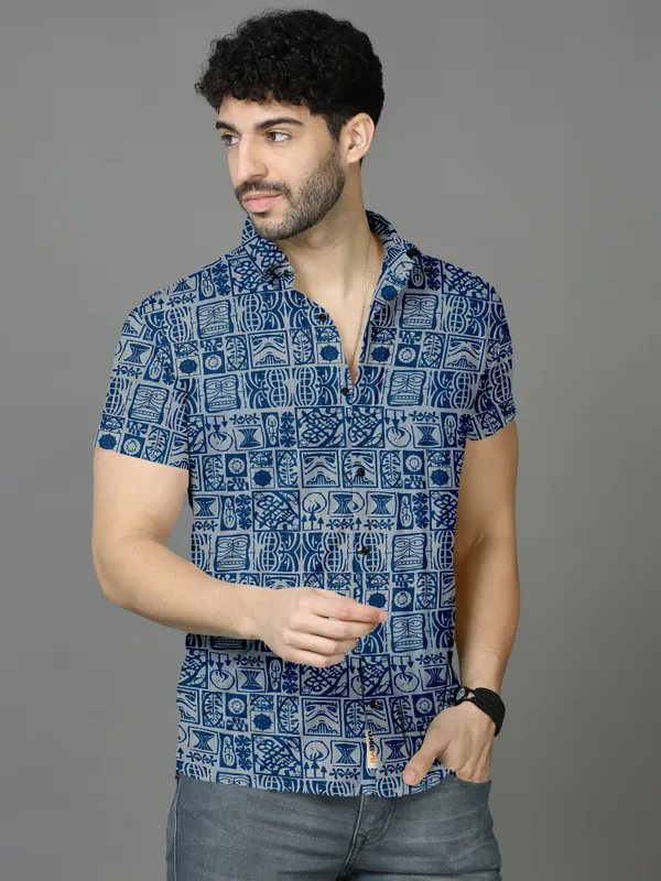 Fracture_Prism_Half_Sleev_Shirt