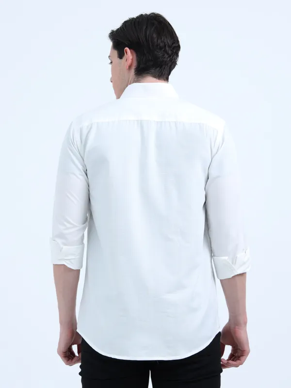 Men'S_Arctic_White_Dual_Pocket_Shirt