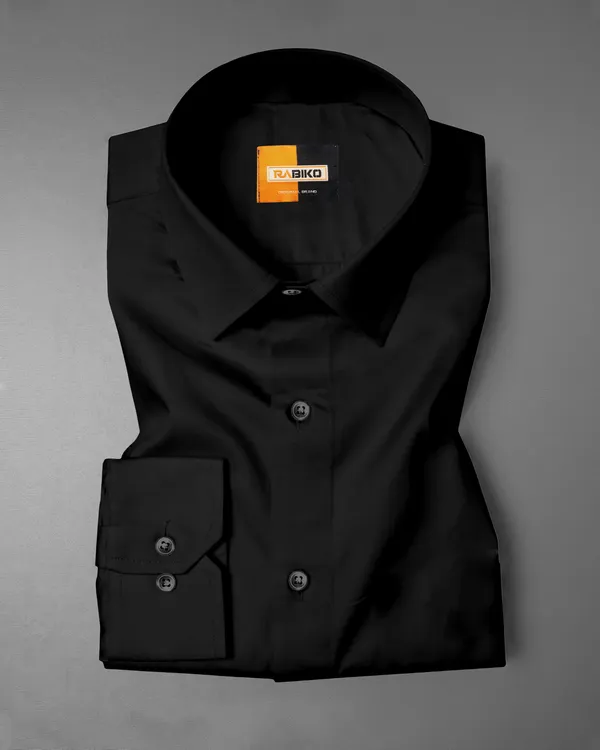 Men'S_Espresso_Brown_Solid_Premium_Satin_Shirt