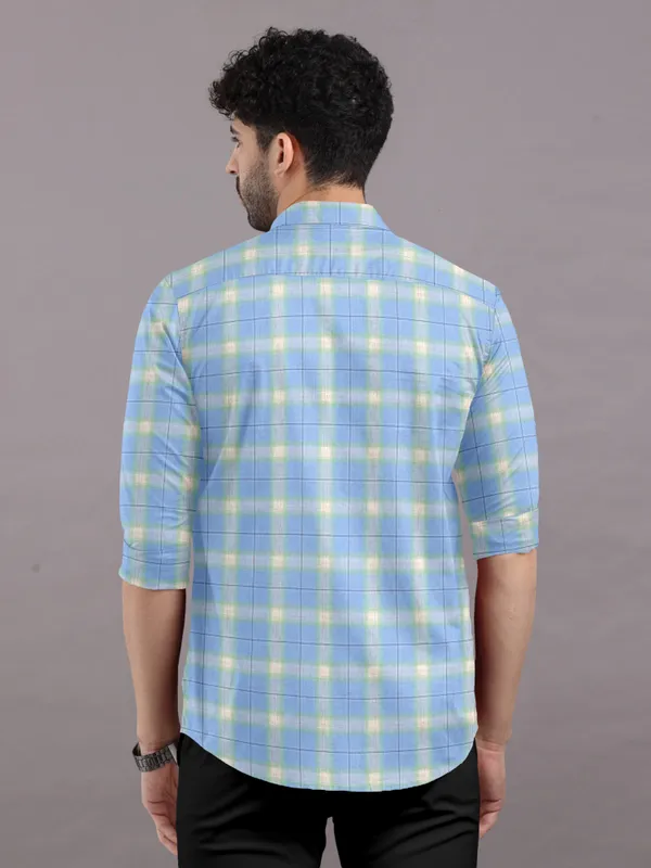 Men'S_Premium_Cotton_Checked_Shirt