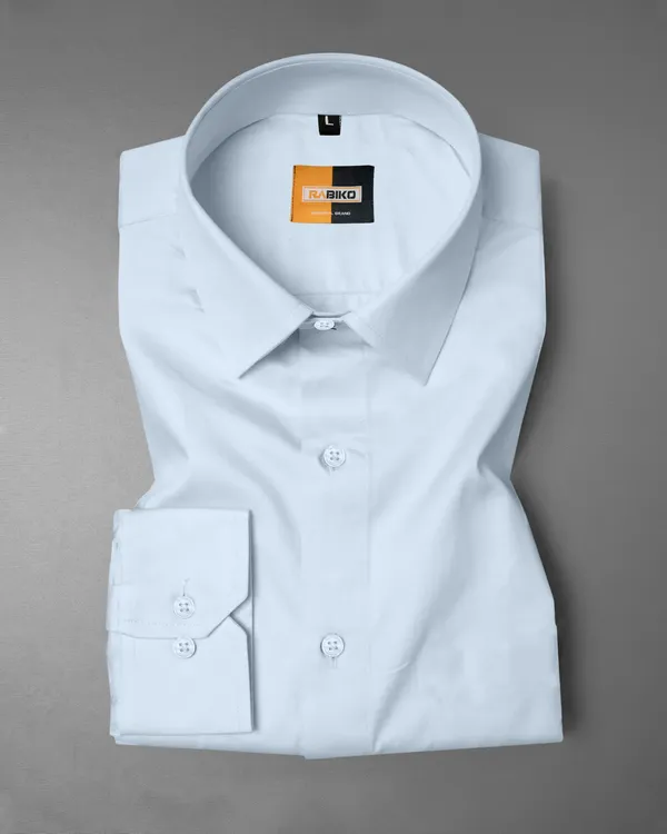 Men'S_Sky_Blue_Solid_Premium_Satin_Shirt
