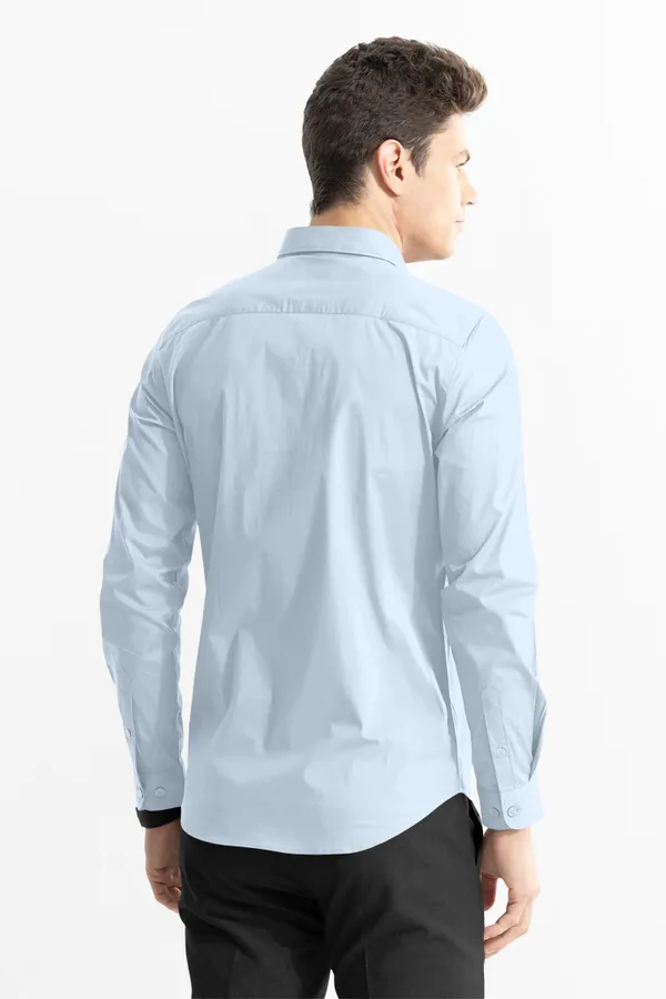 Men'S_Sky_Blue_Solid_Premium_Satin_Shirt