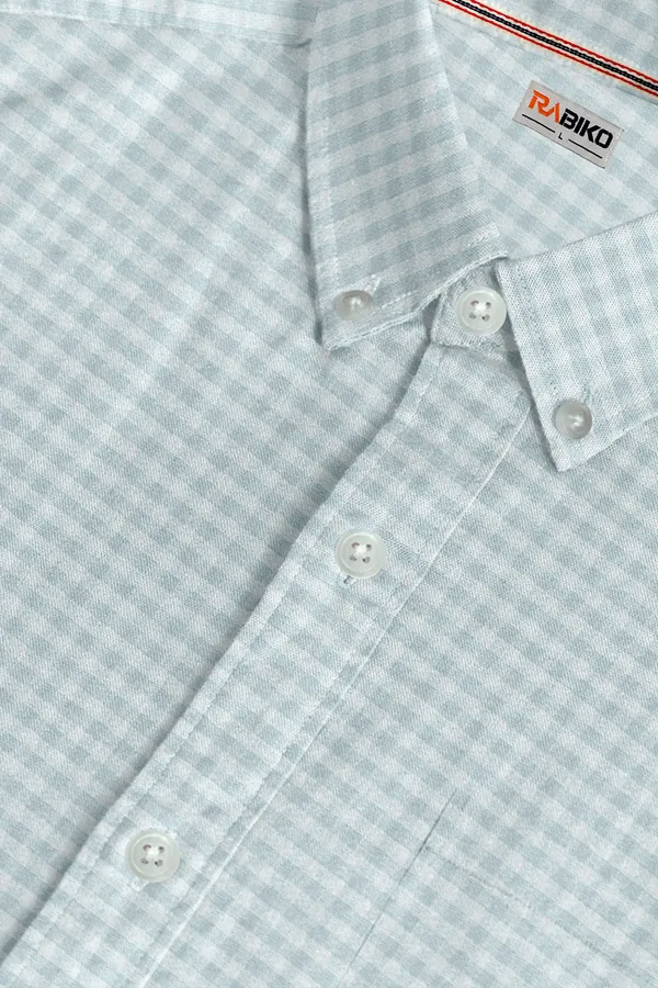 Premium_Mint_Green_Gingham_Oxford_Button-Down_Shirt