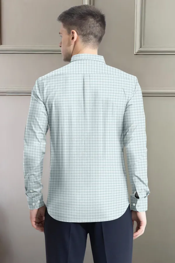 Premium_Mint_Green_Gingham_Oxford_Button-Down_Shirt