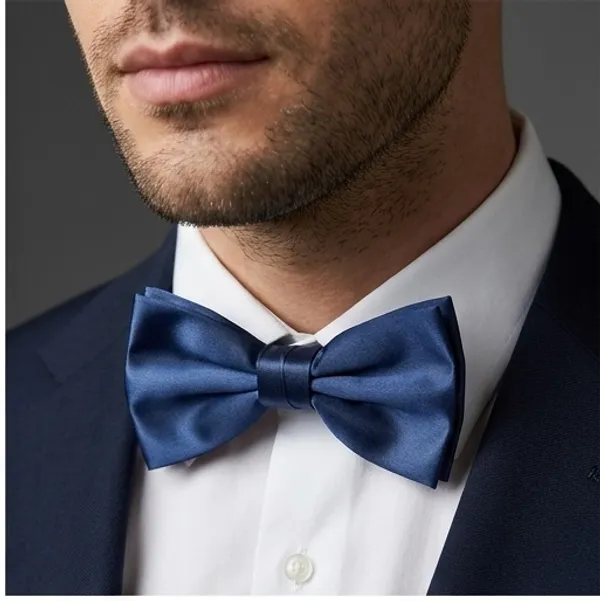 Navy_Blue_Satin_Pre-Tied_Adjustable_Strap_Bow_Tie_For_Men_-_Pack_of_3