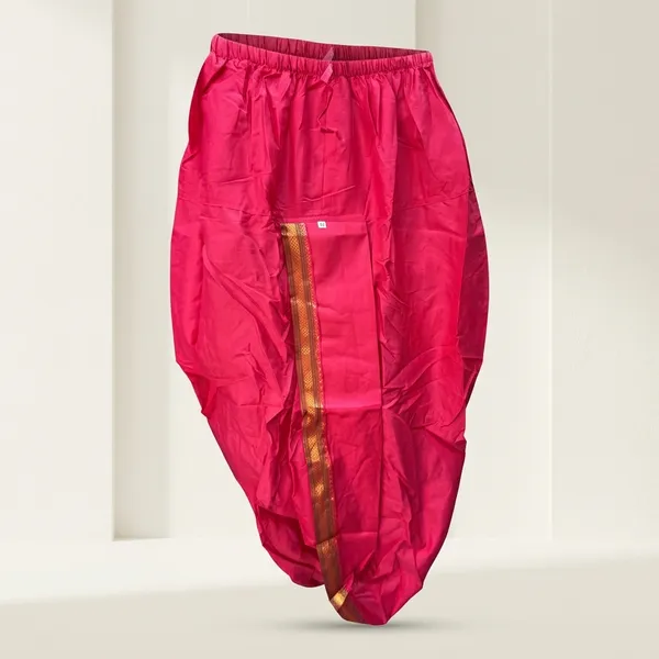 Pink_Teri_Cotton_Relaxed_Fit_Dhoti_Pant_For_Men
