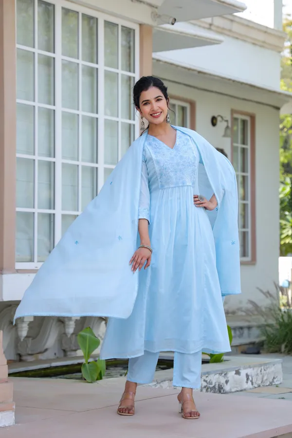 Sky_Blue_Cotton_Embroidered_Kurta_Set_With_Dupatta_For_Women