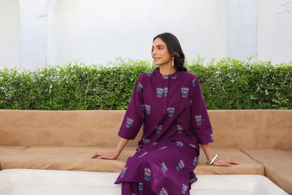 Purple_Cotton_Printed_Kurta_Set_For_Women
