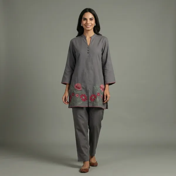 Ash_Cotton_Embroidered_Kurta_Set_For_Women