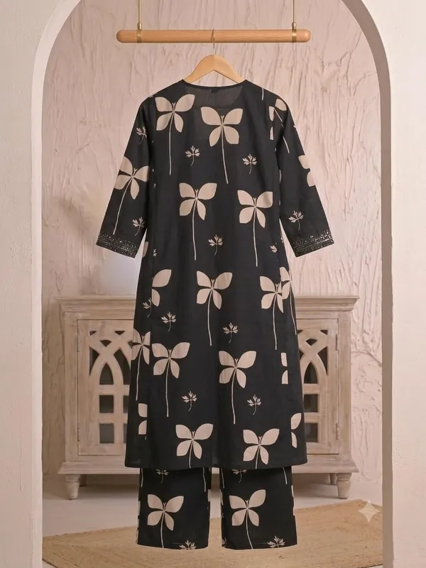 Black_Rayon_Kurta_Set_For_Girls