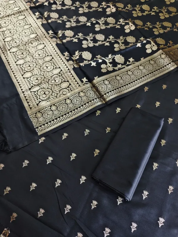 Royal_Looks_Timeless_Style_Black_Banarasi_Soft_Semi_3_Pcs_Suit_Banarasi_Soft_Semi_Silk