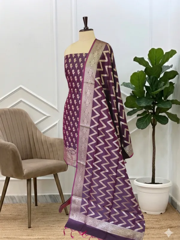 Latest_Banarasi_Semi_Soft_Silk_Suits_Collection_For_Women_With_Rich_Zari_Work_Online_Banarasi_Soft_Semi_Silk