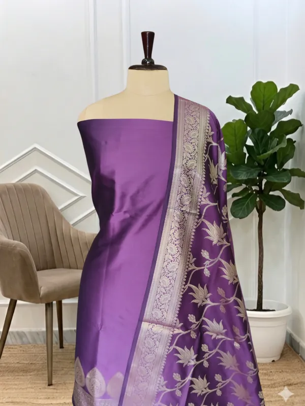 New_Arrival_Banarasi_Semi_Soft_Silk_Suits_With_Dupatta_Set_Banarasi_Semi_Soft_Silk