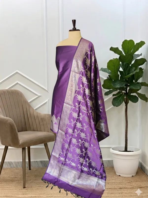 New_Arrival_Banarasi_Semi_Soft_Silk_Suits_With_Dupatta_Set_Banarasi_Semi_Soft_Silk