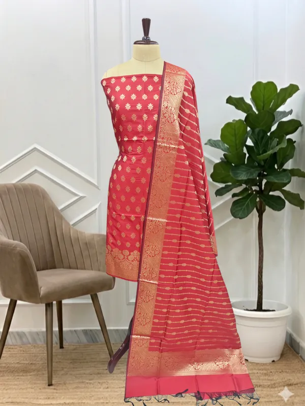 Own_The_Spotlight_In_Style_Maroon_Banarasi_Soft_Semi_Silk_3_Pcs_Suit_Banarasi_Soft_Semi_Silk