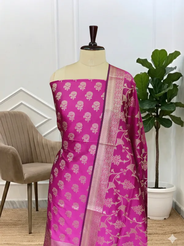 Best_Banarasi_Soft_Rani_Silk_Suits_Online_In_India_Trending_Collection_Banarasi_Semi_Soft_Silk