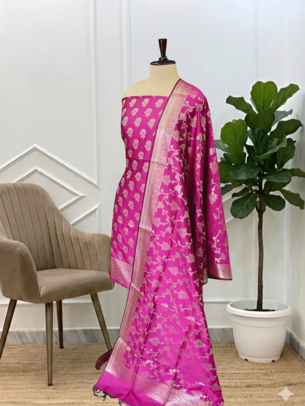 Best_Banarasi_Soft_Rani_Silk_Suits_Online_In_India_Trending_Collection_Banarasi_Semi_Soft_Silk