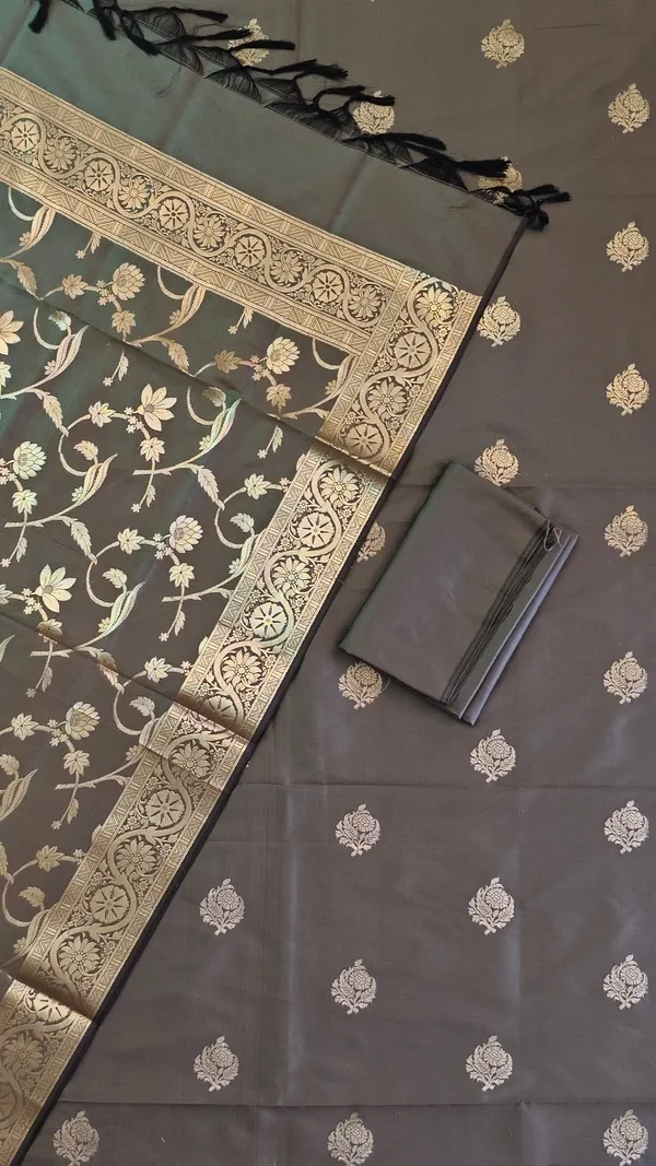 Modern_Ethnic_Banarasi_Soft_Semi_Silk_Suit_With_Grey_Banarasi_Soft_Semi_Silk