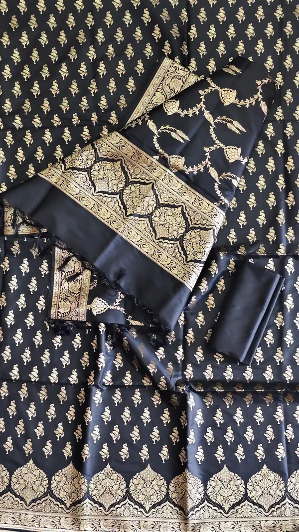 Very_Charming_Black_Banarasi_Soft_Semi_Silk_3_Pcs_Suit_Banarasi_Semi_Soft_Silk