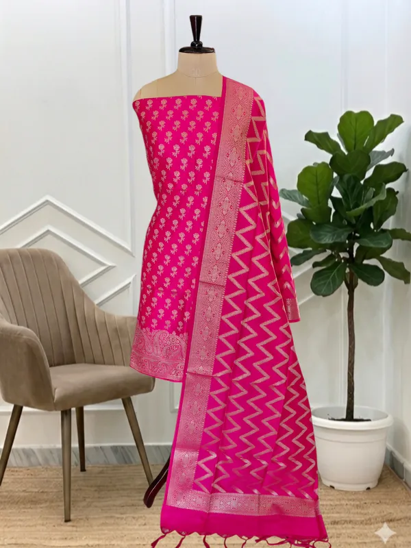Vintage_Threads_Classic_Soft_Banarasi_Silk_Unstitched_3_Pcs_Suits_With_Maharani_Banarasi_Soft_Silk