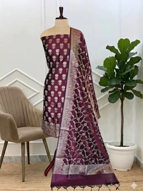 Banarasi_Salwar_Kameez_Woven_Zari_Work_3_Piece_Outfit_With_Wine