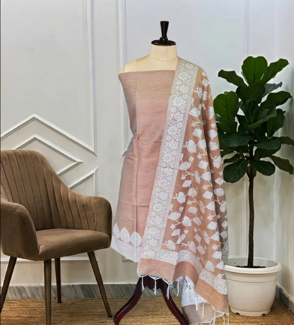 Beautiful_Banarasi_Linen_Soft_Silk_Suit_With_Almond_Beige_Banarasi_Linen_Silk