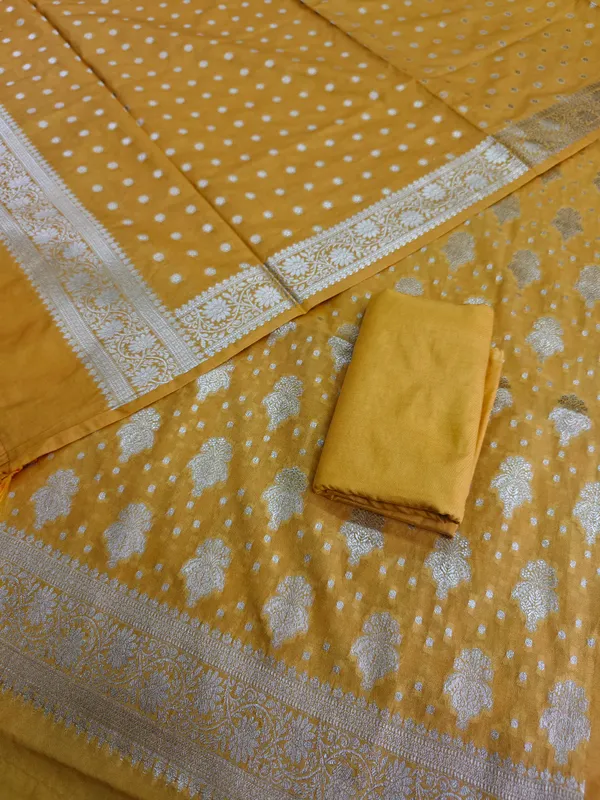 Top_Trading_Banarasi_Georgette_Silk_3_Pcs_Suit_