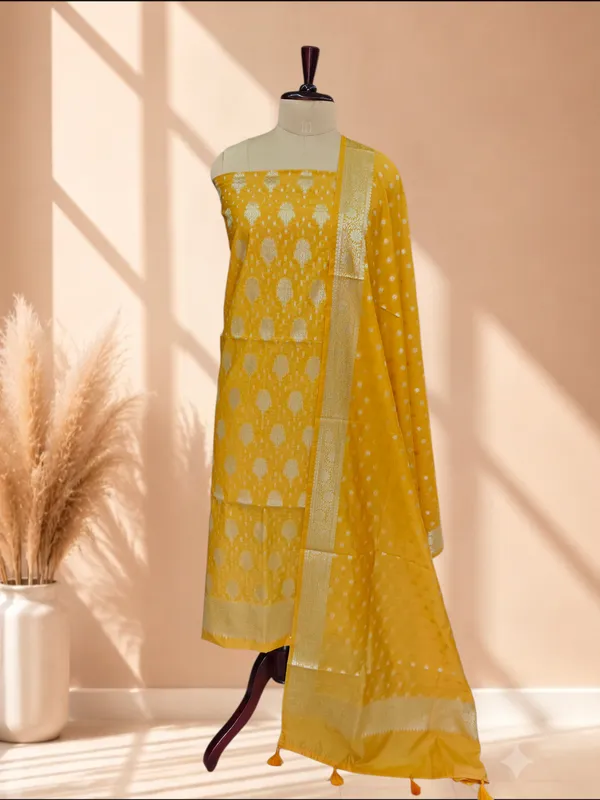 Top_Trading_Banarasi_Georgette_Silk_3_Pcs_Suit_