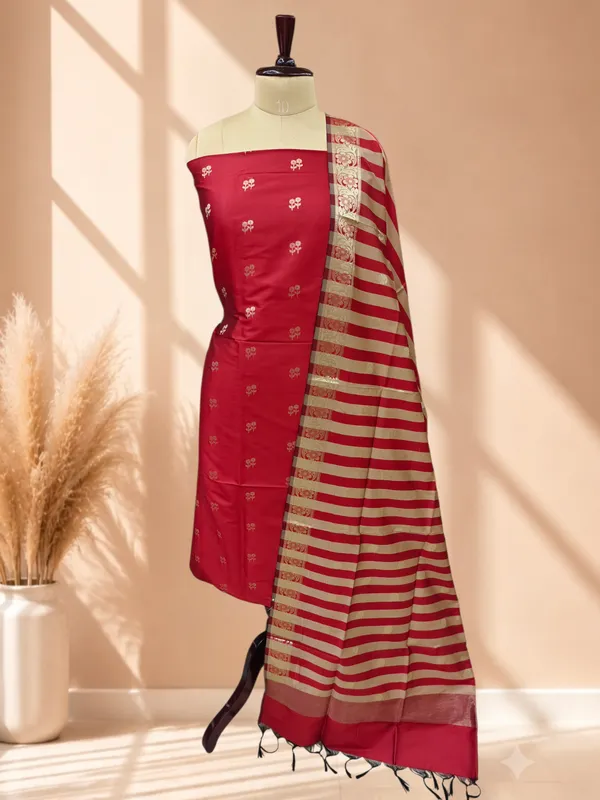 Banarasi_Silk_3_Pcs_Suit_Online_|_Designer_Party_Wear_&_Wedding_for_Women_Maroon_Color