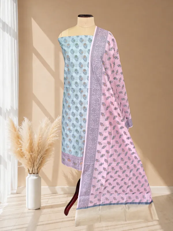 Elegant_Banarasi_Cotton_Silk_Meena_Suit_Set_|_3_Piece_Ethnic_Wear