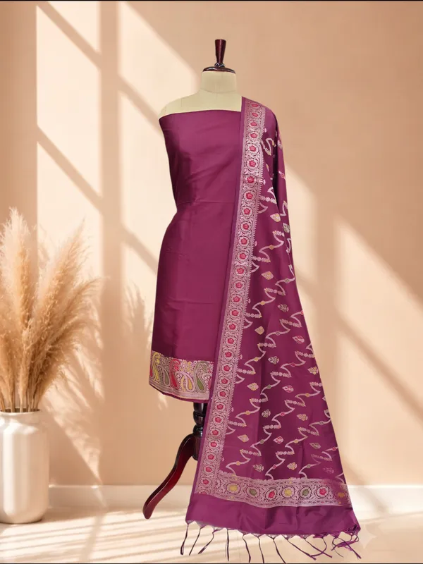 Luxury_Banarasi_Jacquard_Silk_Meena_3_Piece_Suit_