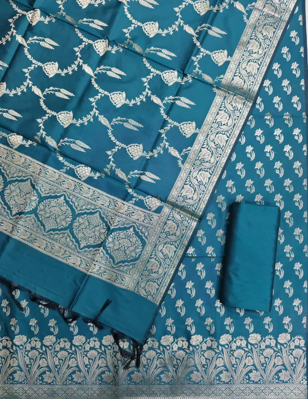 Shop_Premium_Banarasi_Silk_3_Pcs_Suit_Collection__Turquoise_Color
