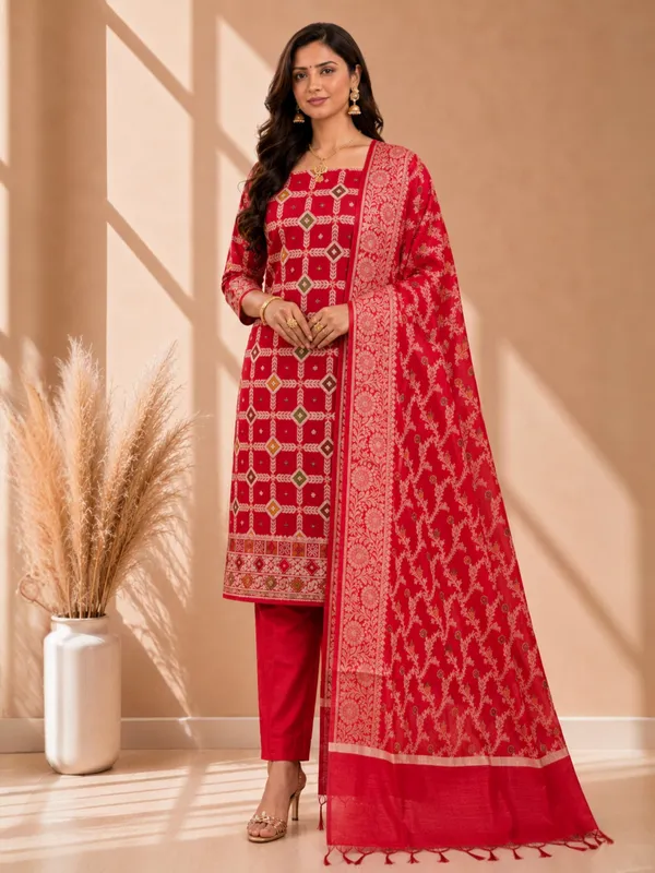 Elegant_Banarasi_Cotton_Silk_Meena_3_Piece_Suit